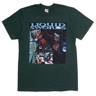 Supreme Liquid Swords Tee- Dark Green