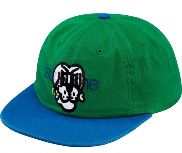 Supreme Bone Classic Logo 6-Panel- Green