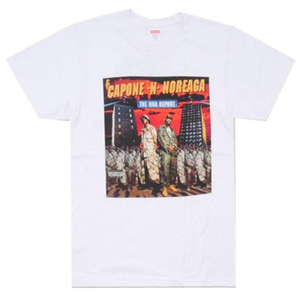 Supreme Capone & Noreaga Tee - White