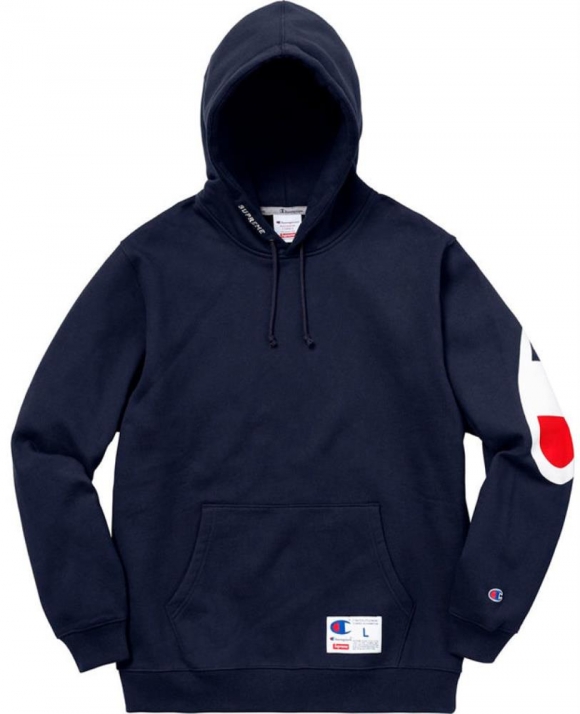 Supreme Champion Hooded Sweatshirt (SS18)- Navy