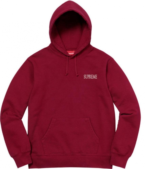 Supreme Decline Hoodie- Cardinal