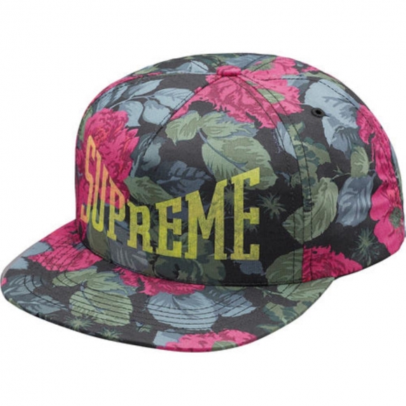 Supreme Floral 5-Panel- Black