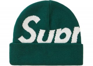 Supreme Big Logo Beanie (FW19)- Green