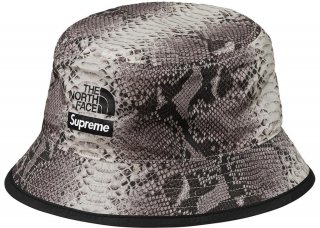 Supreme The North Face Snakeskin Packable Reversible Crusher- Black