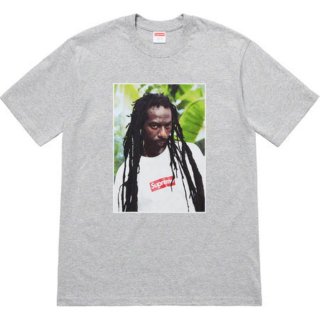 Supreme Buju Banton Tee- Heather Grey