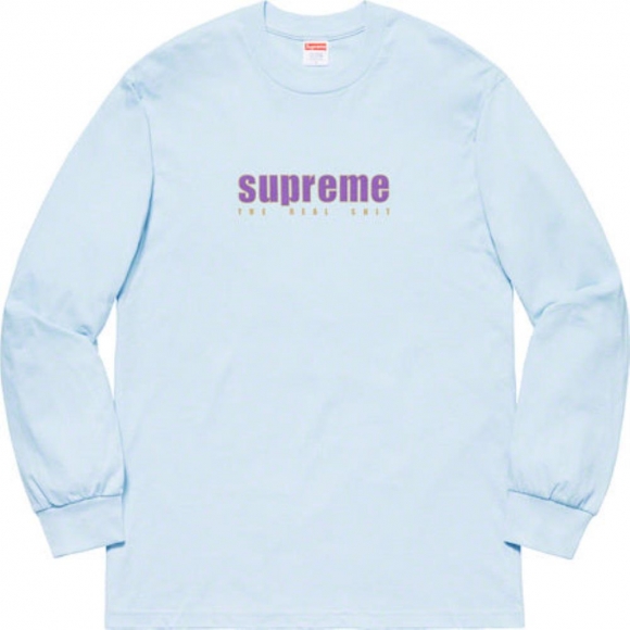 Supreme The Real Shit L/S- Light Blue