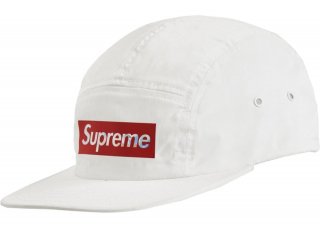 Supreme Holographic Logo Camp Cap- White