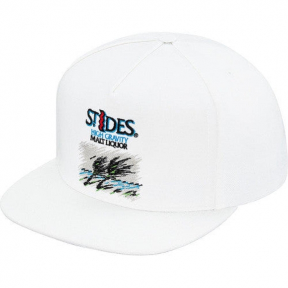 Supreme??/St. Ides?? 5-Panel (WHITE)