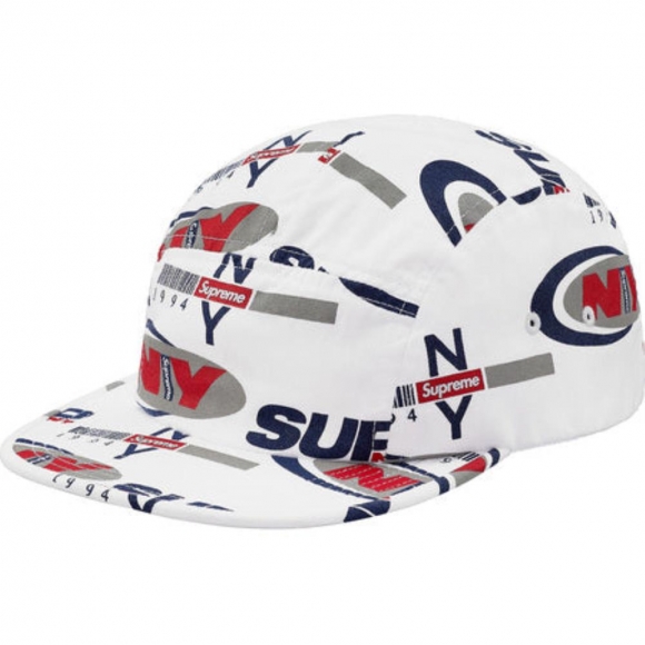 Supreme NY Camp Cap- White