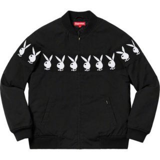 Supreme Playboy Crew Jacket- Black