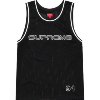 Supreme Rhinestone Basketball Jersey- Black