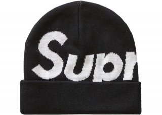 Supreme Big Logo Beanie (FW19)- Black