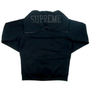 SUPREME Split Hood Zip up Sweat - Black