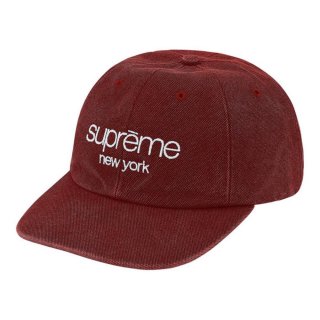 Supreme 2-Tone Canvas 6-Panel- Red