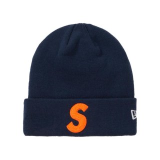 Supreme - New Era S Logo Beanie FW19 (Navy)