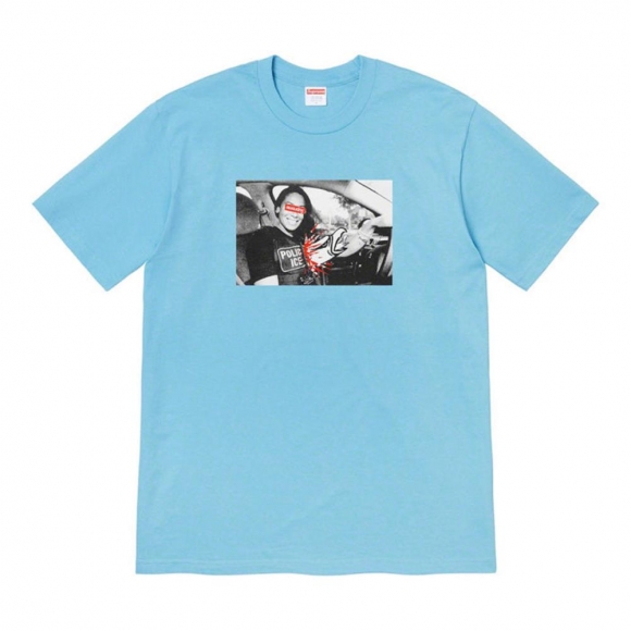 Supreme?/ANTIHERO? ICE Tee- Slate