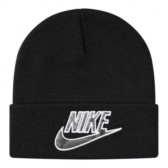 Supreme?/Nike? Snakeskin Beanie- Black