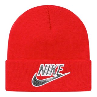 Supreme?/Nike? Snakeskin Beanie- Red