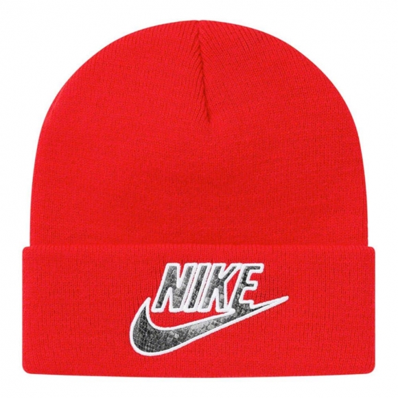 Supreme?/Nike? Snakeskin Beanie- Red