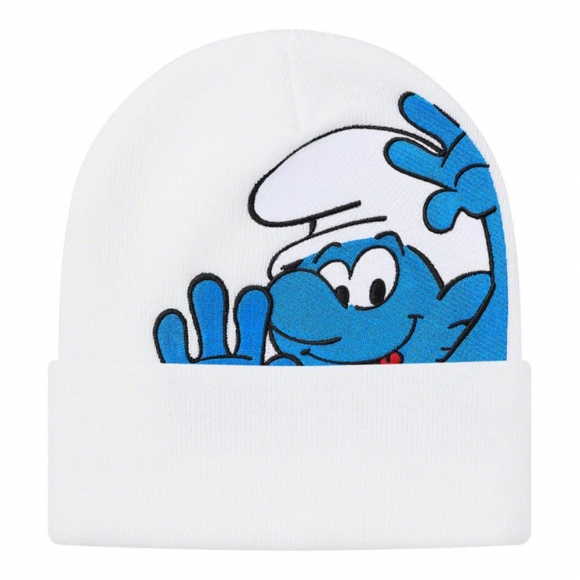 Supreme?/Smurfs? Beanie- White