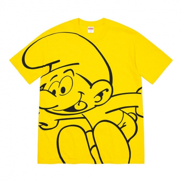 Supreme?/Smurfs? Tee- Yellow