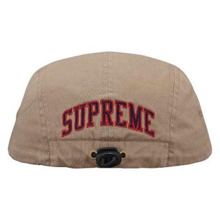 Supreme Arc Logo Shockcord Camp Cap- Tan