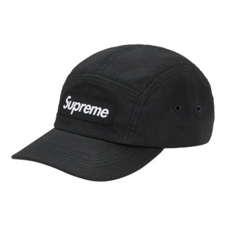 Supreme Barbour Waxed Cotton Camp Cap- Black