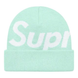 Supreme Big Logo Beanie (FW21)- Turquoise