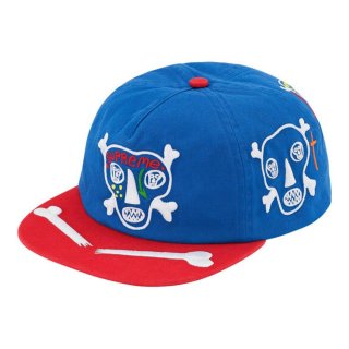 Supreme Clayton Patterson/Supreme Skulls 5-Panel- Royal