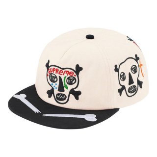 Supreme Clayton Patterson/Supreme Skulls 5-Panel- Stone