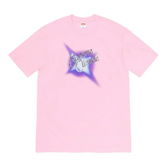 Supreme Clientele Tee- Light Pink