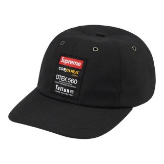 Supreme Cordura? Teflon Label 6-Panel- Black