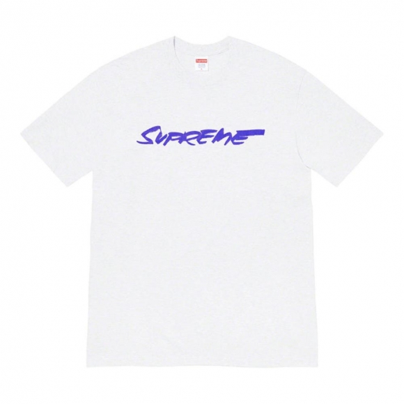 Supreme Futura Logo Tee- Ash Grey