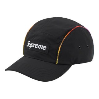 Supreme Gradient Piping Camp Cap- Black