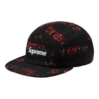 Supreme Harris Tweed Camp Cap- Plaid