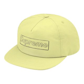 Supreme KAWS Chalk Logo 5-Panel- Yellow