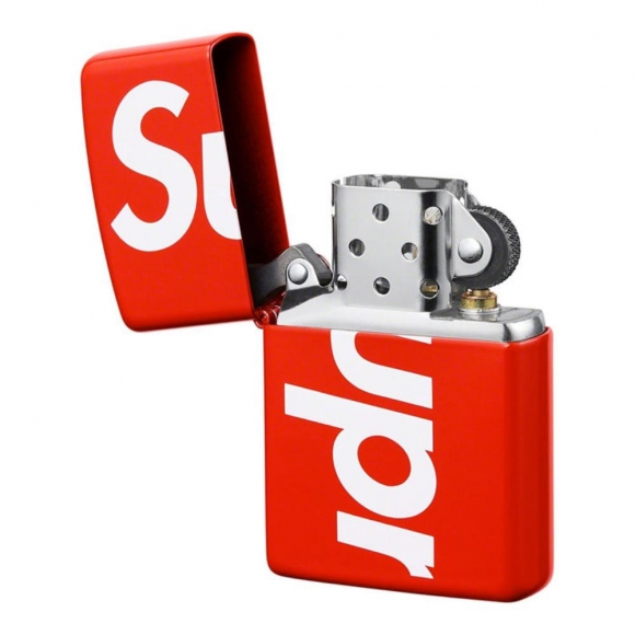 Supreme Logo Zippo?- Red