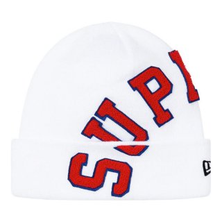 Supreme New Era? Big Arc Beanie- White