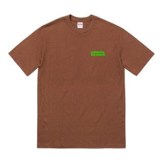 Supreme No More Shit Tee- Brown