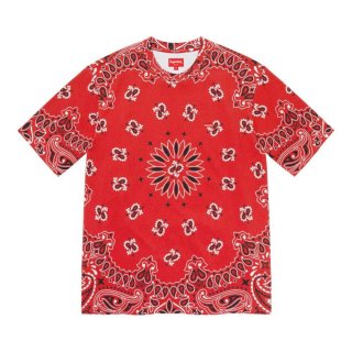 Supreme Small Box Tee (SS21)- Red Bandana