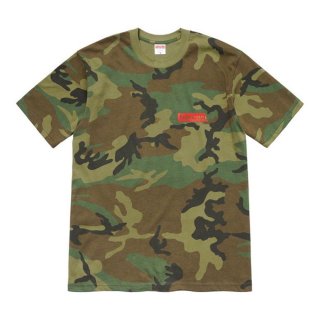 Supreme Spiral Tee- Woodland Camo