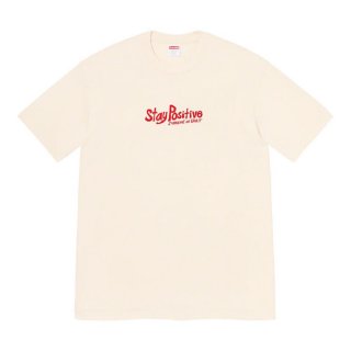 Supreme Stay Positive Tee- Natural