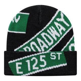 Supreme Street Signs Beanie- Black