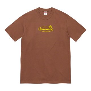 Supreme Warning Tee- Brown