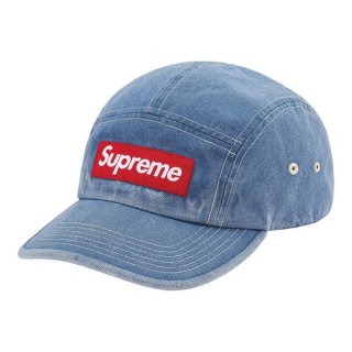 Supreme Washed Chino Twill Camp Cap (SS21)- Denim