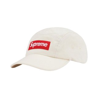 Supreme Washed Chino Twill Camp Cap (SS22)- Stone