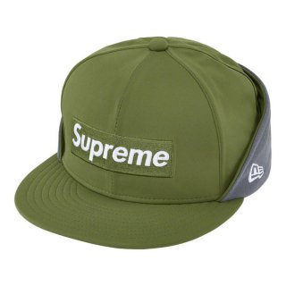 Supreme WINDSTOPPER? Earflap Box Logo New Era?- Dark Olive