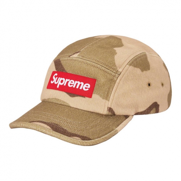 Supreme Wool Camp Cap- Desert Camo