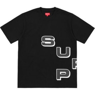 Supreme Stagger Tee- Black